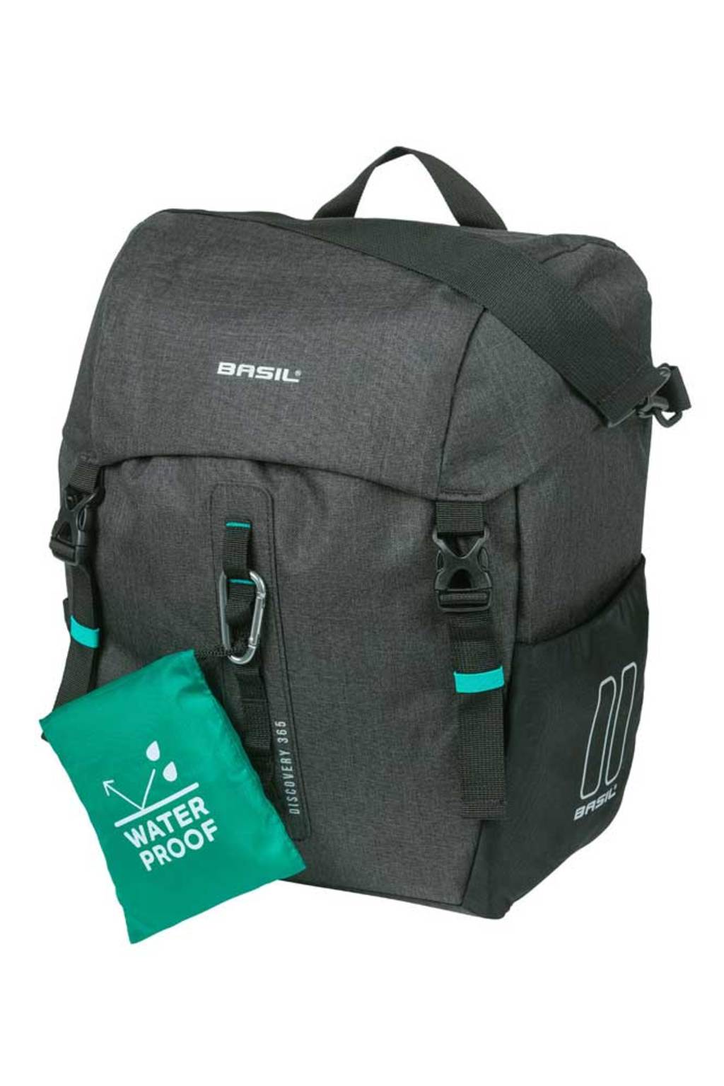 Enkele Fietstas Basil Discovery-Melee Black 20 Liter Enkele Fietstas Basil Discovery-Melee Black 20 Liter